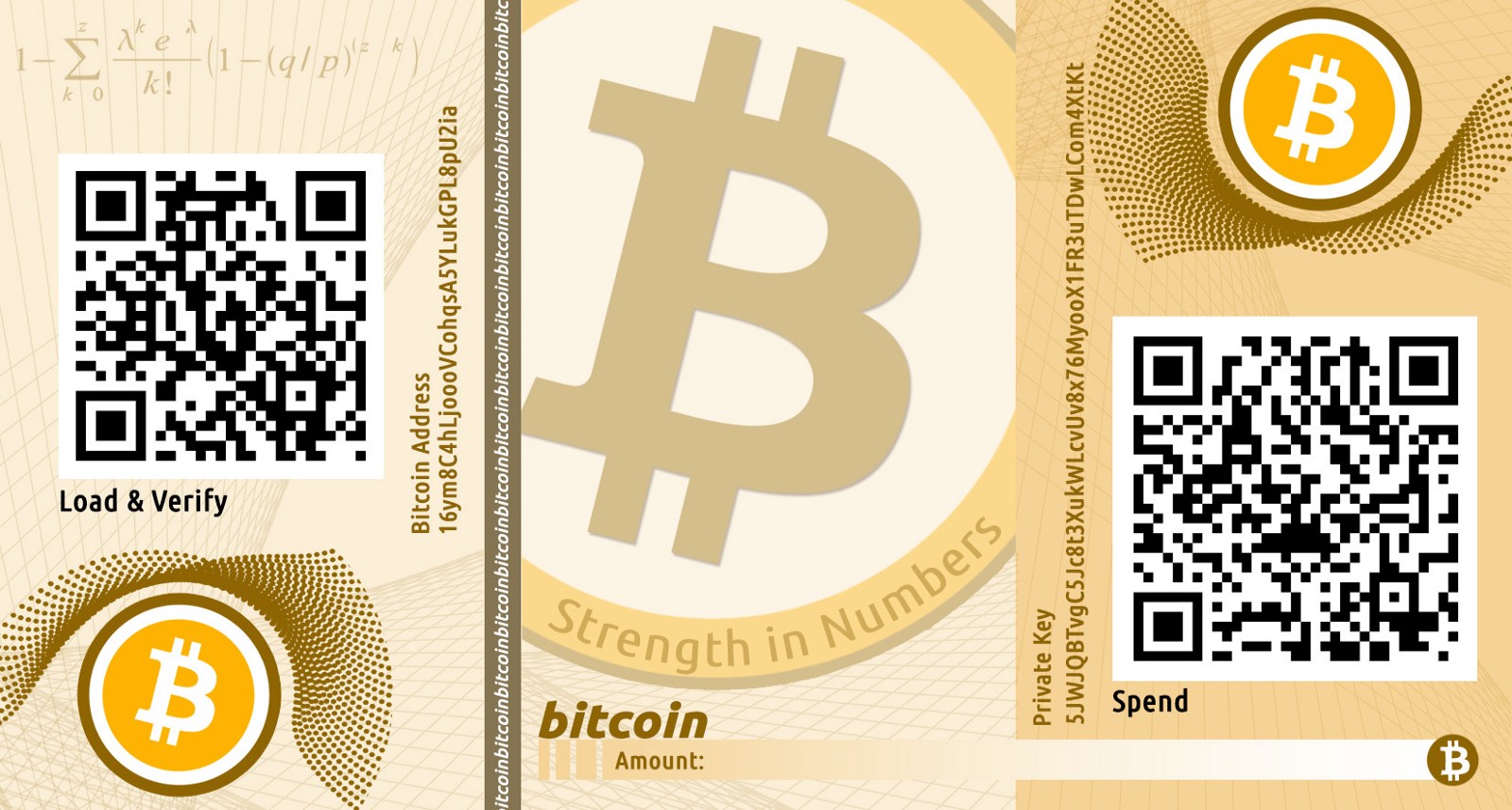 billetera de papel para bitcoin